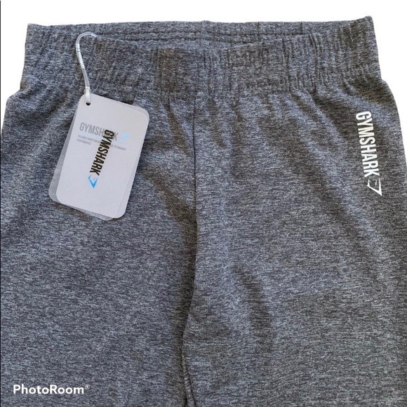 Gym Shark Ark Jersey Charcoal Marl Leggings - Picture 6 of 11